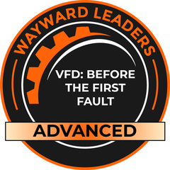 Wayward Leaders course badge: VFD Before the First Fault, Advanced.