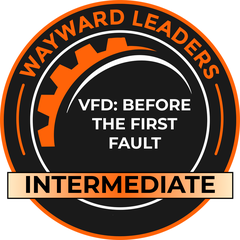 Wayward Leaders course badge: VFD Before the First Fault, Intermediate.